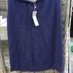 Eileen Fisher silk cotton pencil skirt